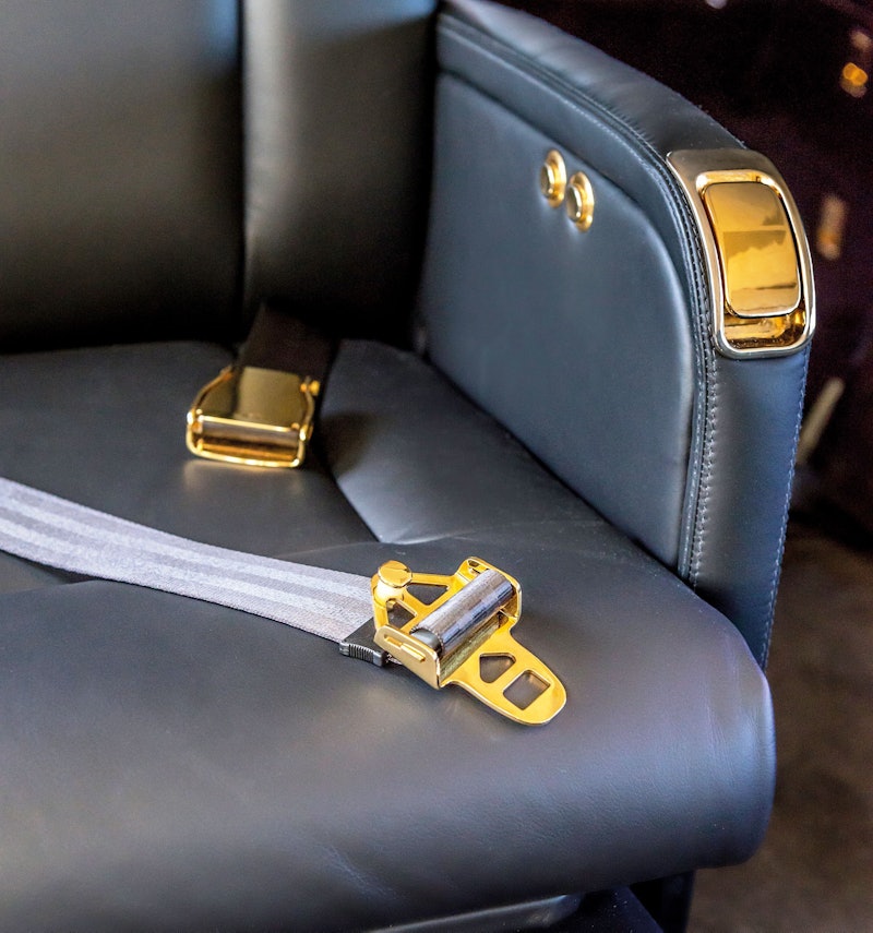 Airplane luxury parts decorative coating